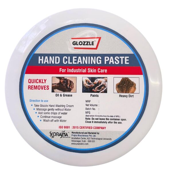 Glozzle Industrial Hand Cleaning Paste_ Powerful Grease & Stain Remover Hydrating & Moisturising Formula Effective & Gentle Cleansing 200 Grams