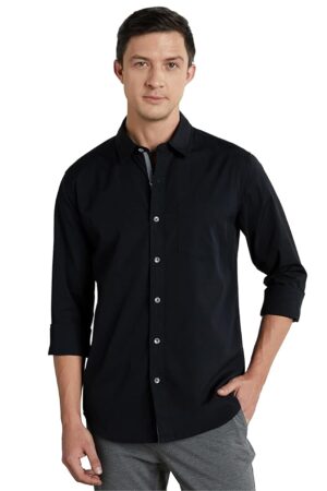 Symbol Premium Men's Casual Cotton Poplin Shirt (Regular Fit)